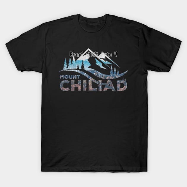 Mount Chiliad GTA V Vintage T-Shirt by Cartooned Factory